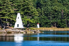Fog Tower Doubling Point Range Front Light in Maine